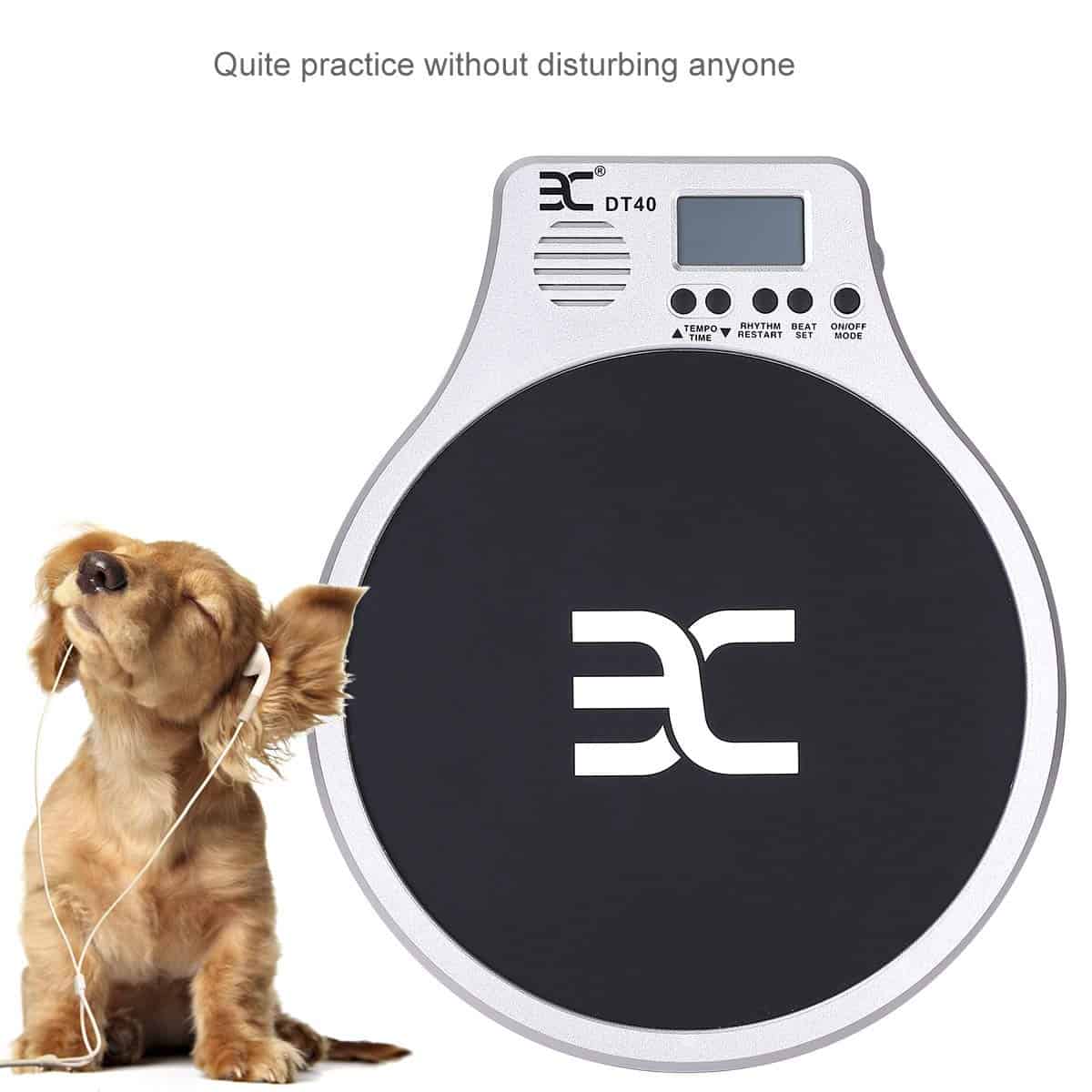 Pad de práctica electrónica EX con soporte, bolsa y - Imagen 4