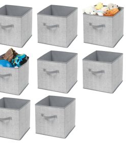 mDesign Soft Fabric Nursery/Playroom Closet Storage