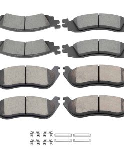 Juego de Pastillas de Freno de Cerámica, SCITOO 8pcs Kit de