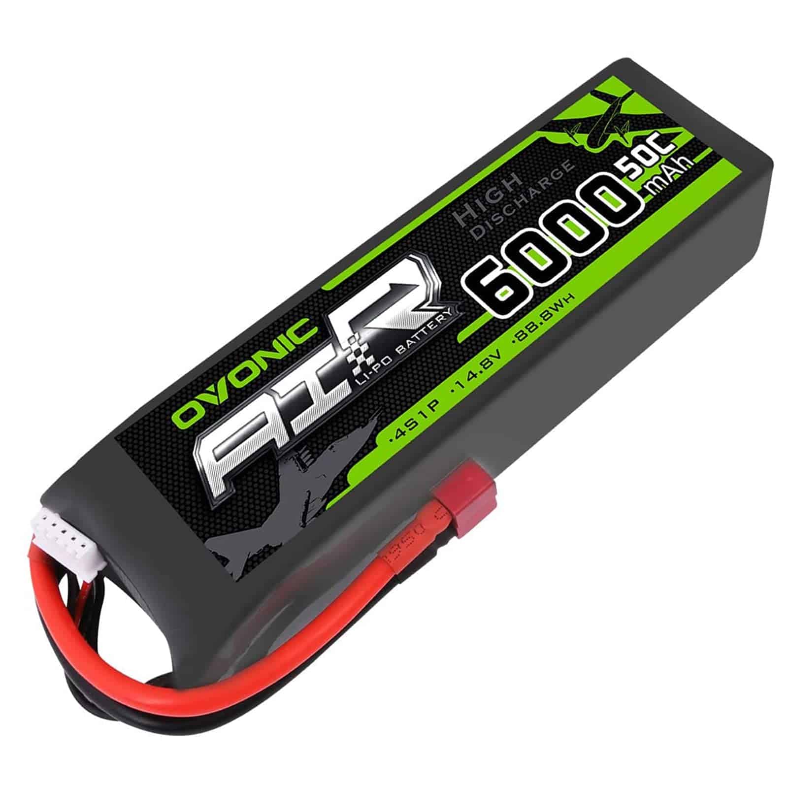 Batería de Lipo OVONIC 4s 50C 6000mAh 14.8V con Conector T