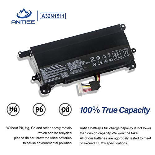 Batería de computadora portátil ANTIEE A32N1511 para ASUS - Imagen 5