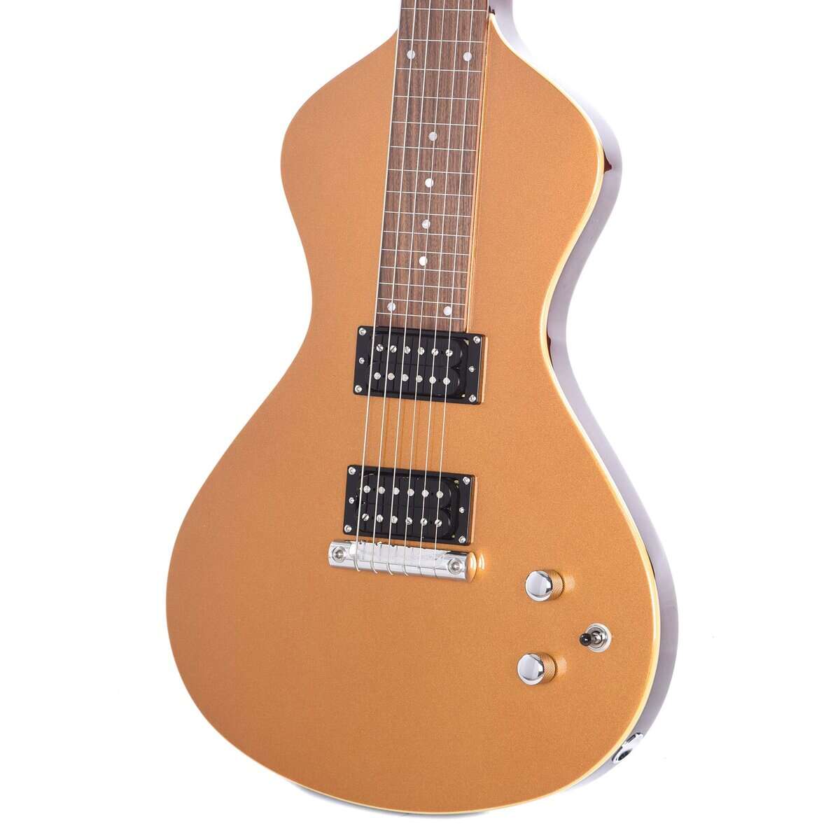 Asher Guitars Electro Hawaiian - Junior Lap Steel Gold Top - Imagen 3