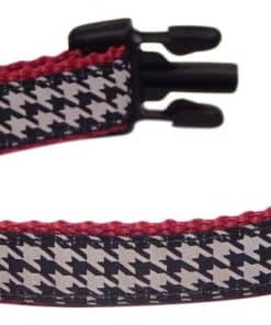 Collar para perros Preston pata de gallo blanco y negro,