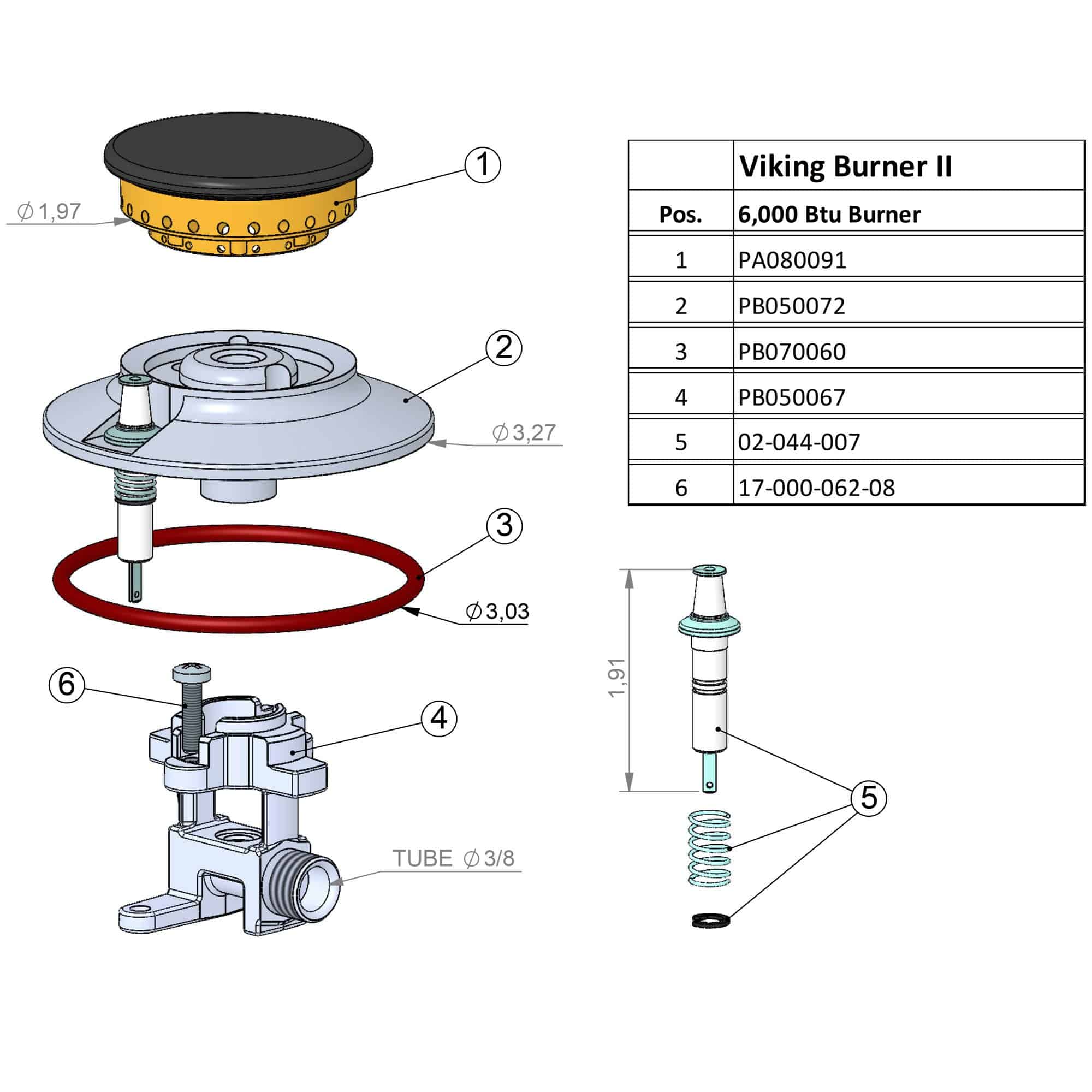 Electrodo Viking con resorte y clip 6 K - Imagen 4