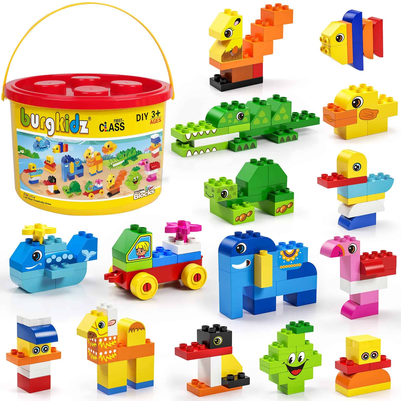 Juguete Educativo burgkidz de Bloques de Construcción