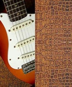 Pegatina de imitación de piel de cocodrilo (marrón) / Juego