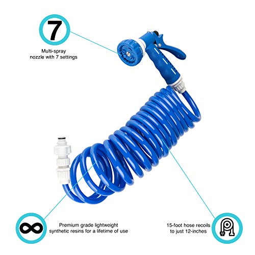 Dura Faucet DF-SA189-WT Kit de rociador desmontable con - Imagen 4