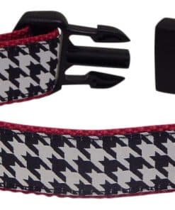 Collar para perros Preston de espiga blanco y negro, para