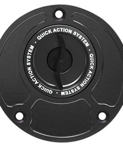 Tapón de combustible negro de liberación rápida CNC