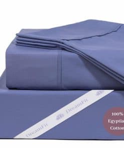 Juego de Sábanas DreamFit DreamCool 100% -Azul