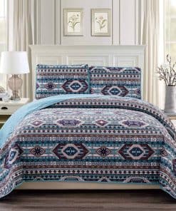 Juego de Colcha Rustica del Oeste Suroeste Nativa Americana