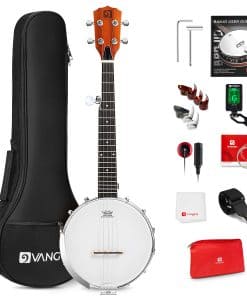 Banjo de 5 Cuerdas Vangoa de 26 Pulgadas, Banjo de Viaje