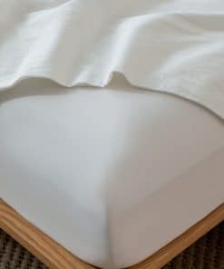 Sábana Ajustable MooMee 100% Algodón Lavado con Textura