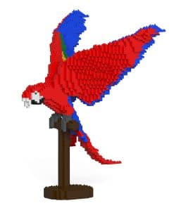 JEKCA Scarlet Macaw 02S | Bloques de Construcción de