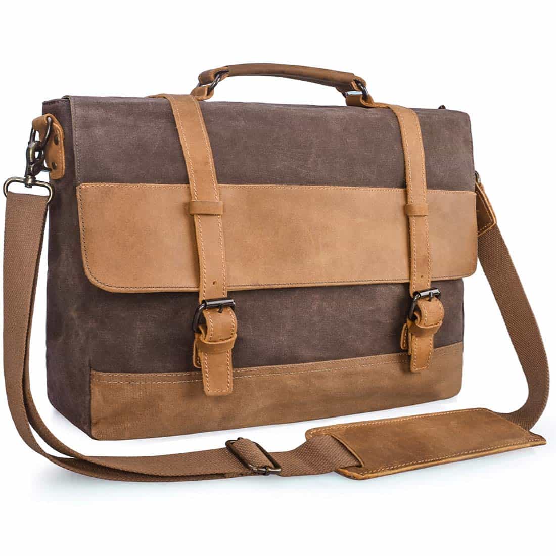 Bolso de Mensajero para Hombres 15.6 Pulgadas Impermeable