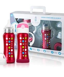 Ultimate 9oz Stainless Steel Baby Bottle, Sippy Cup, &