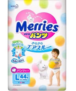 Pañales Moony Merries, Paquete de 44, Unisex, Talla Grande