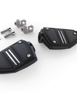 Reposapiés doble riel con adaptadores para H-D Macho