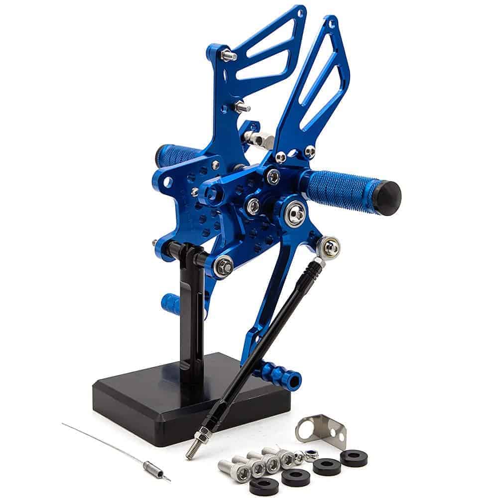 Reposapiés traseros para motocicleta Juego de reposapiés - Imagen 3