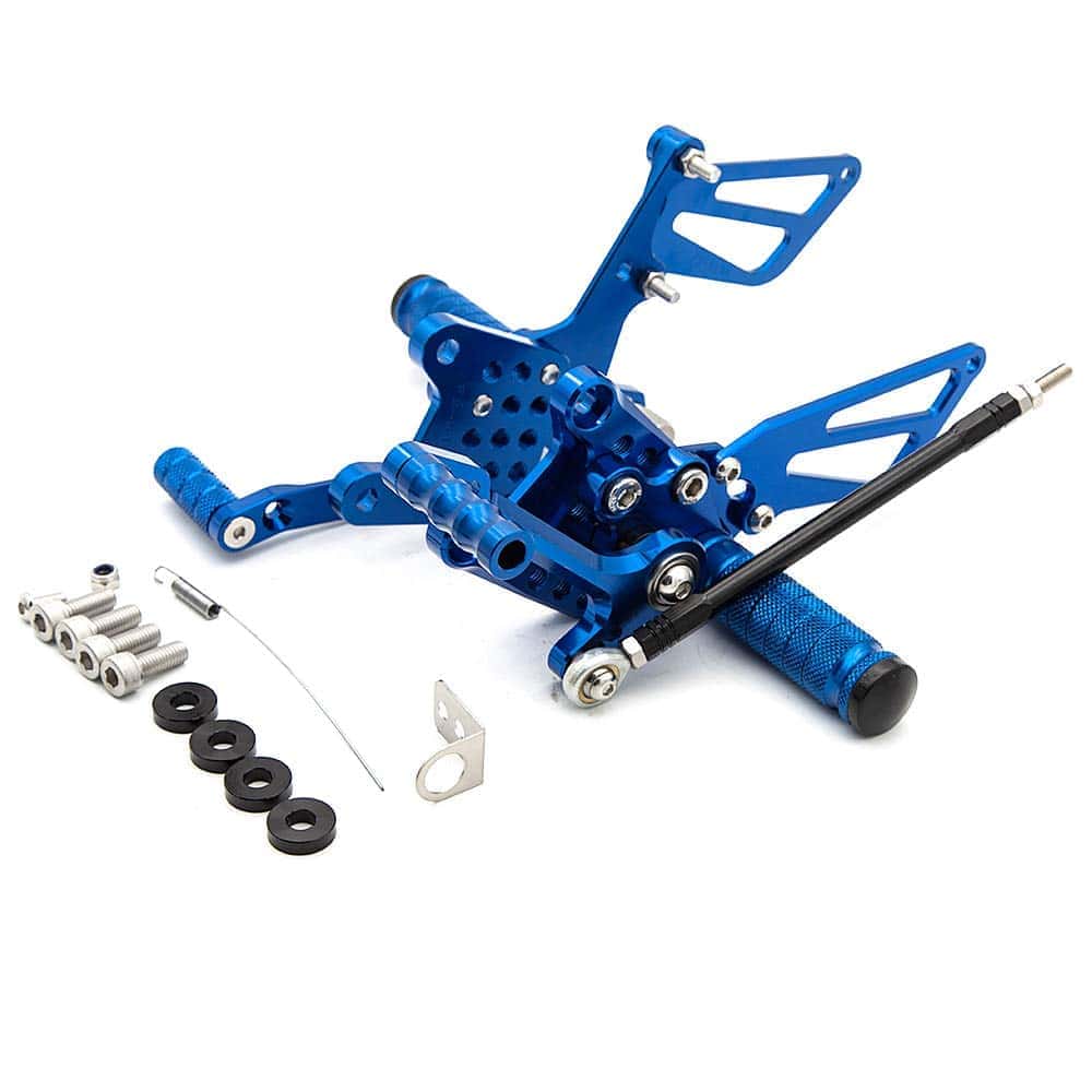 Reposapiés traseros para motocicleta Juego de reposapiés - Imagen 4