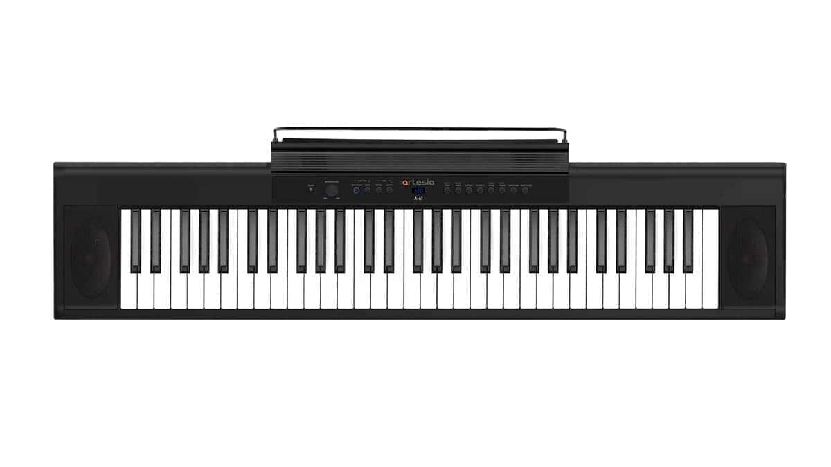Piano Digital Portátil de 61 Teclas Artesia con Teclas