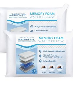 Almohada de agua Mediflow con memoria re-inventada con