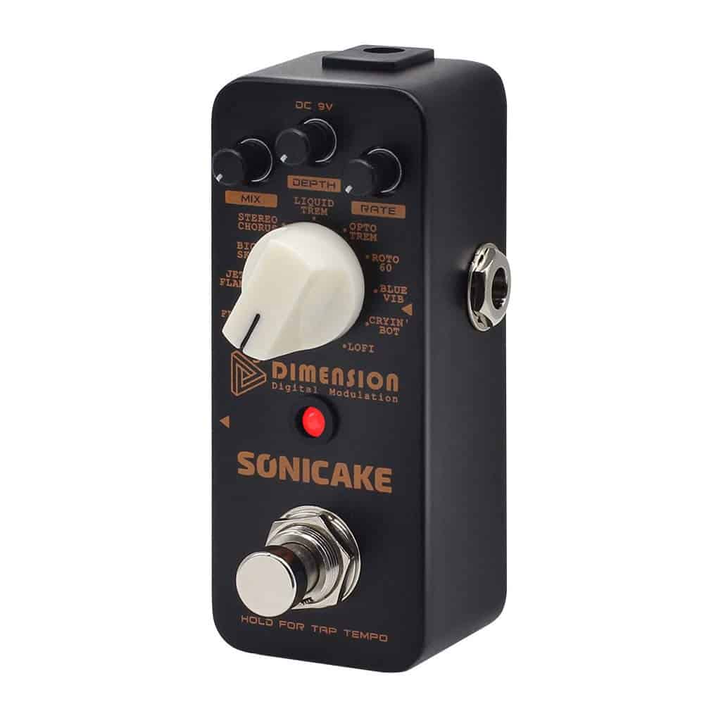 Pedal de modulación SONICAKE Phaser Flanger Chorus Tremolo