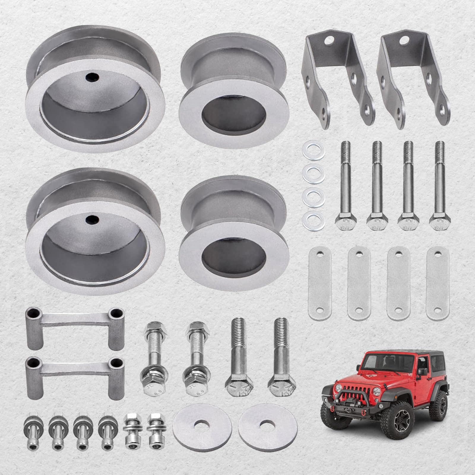 Kit de elevación delantero de 2.5" y trasero de 2" para - Imagen 9