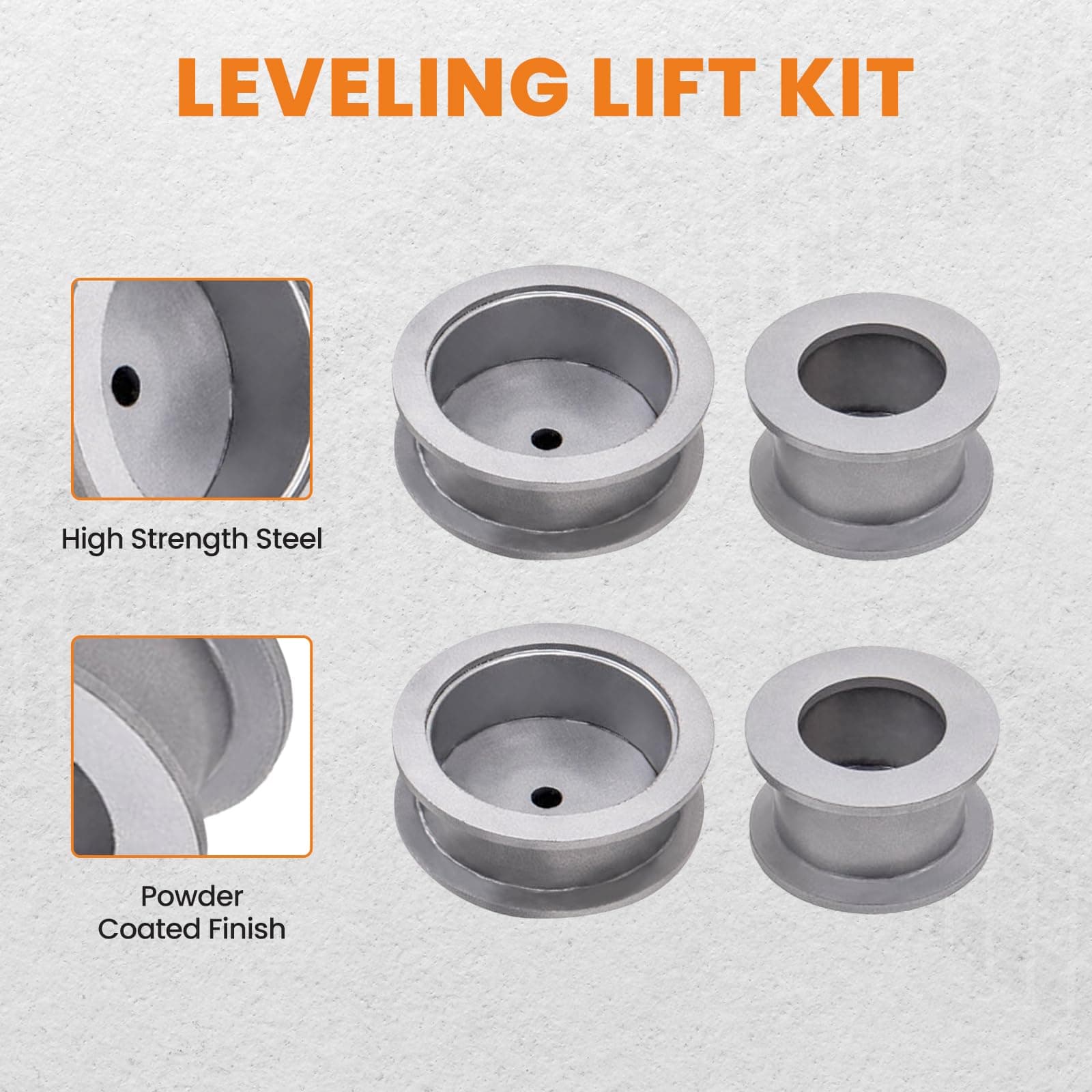 Kit de elevación delantero de 2.5" y trasero de 2" para - Imagen 4