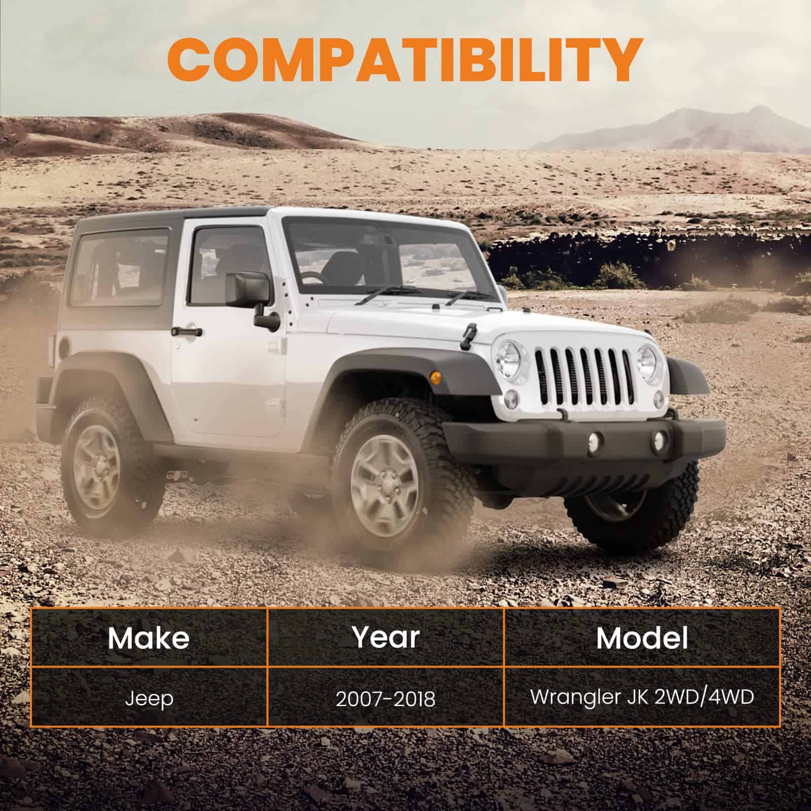 Kit de elevación delantero de 2.5" y trasero de 2" para - Imagen 3