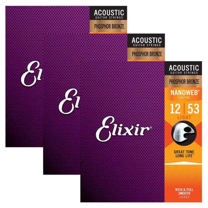 Elixir 16052 Cuerdas para Guitarra Acústica de Bronce