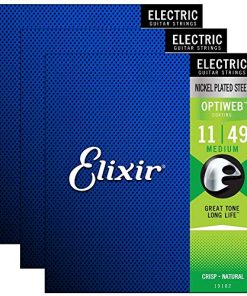 Cuerdas para Guitarra Eléctrica Elixir 19102 Optiweb Medium
