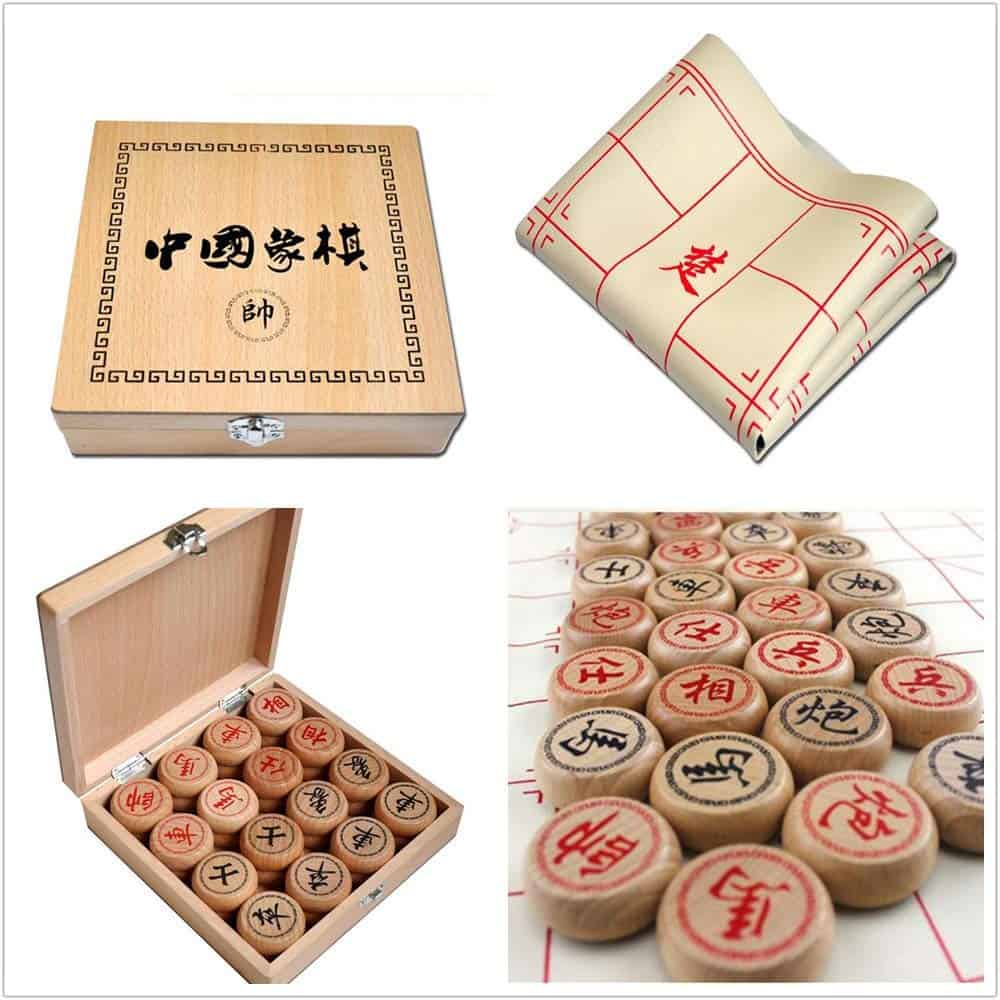 Juego de Ajedrez Chino de Madera de Haya GoodPlay Xiangqi - Imagen 3