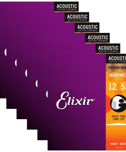 Cuerdas para guitarra acústica Elixir 16052 Phosphor Bronze