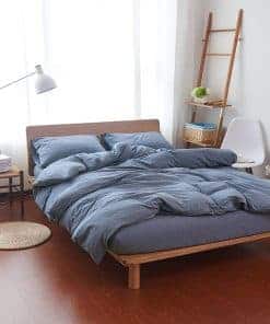 Funda nórdica de algodón 100% tamaño Queen para el hogar,