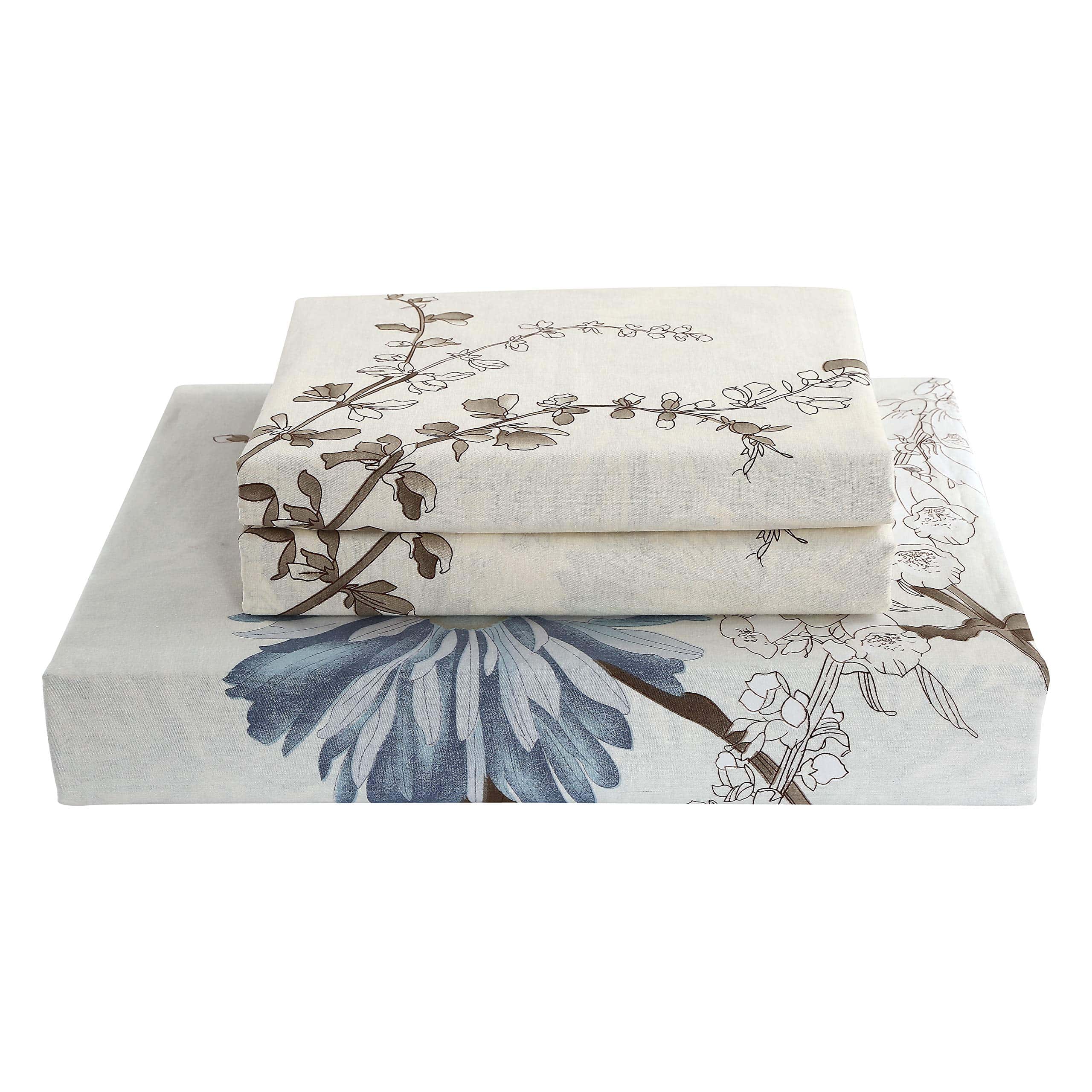 Set de Ropa de Cama 100% Algodón Reversible con Estampado - Imagen 4