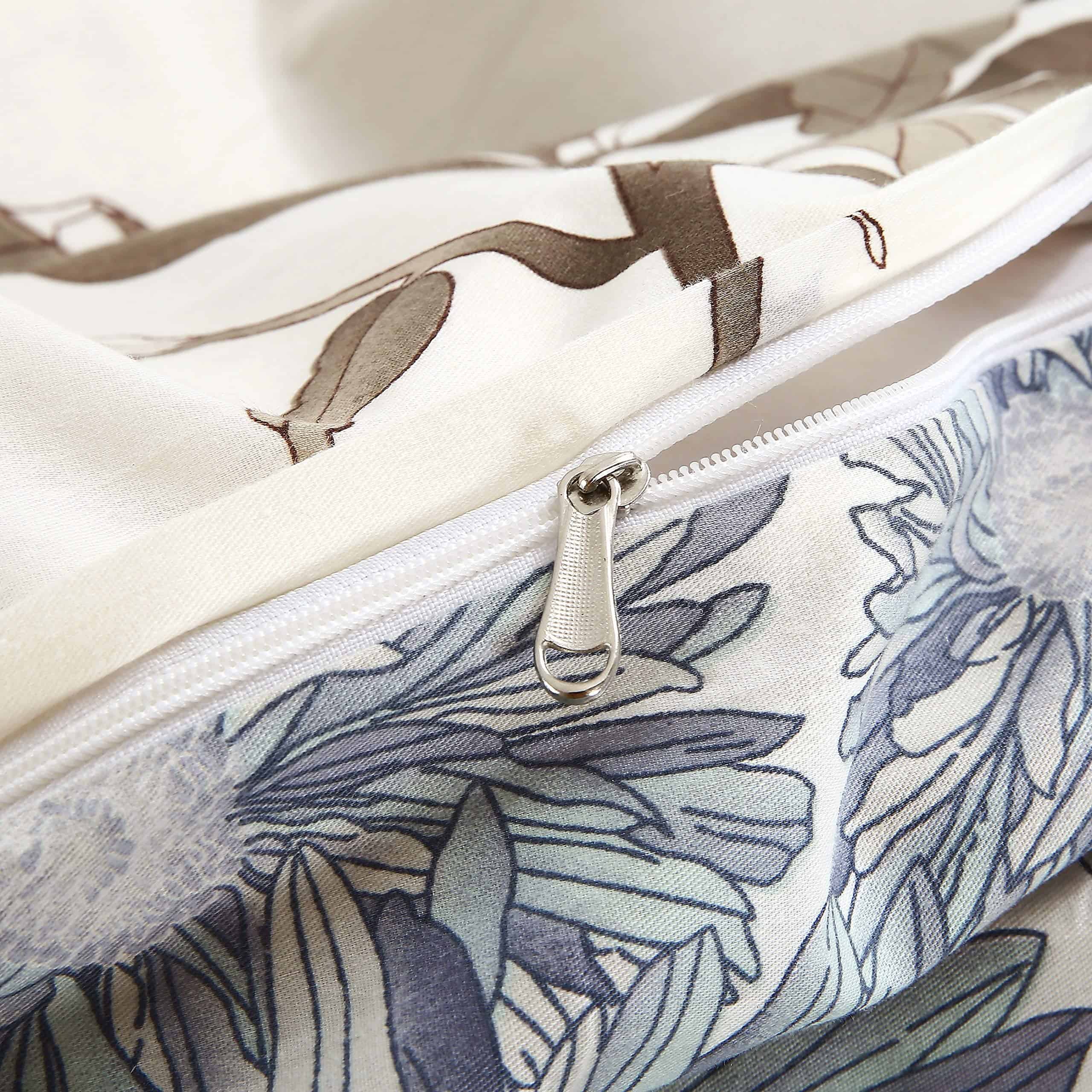 Set de Ropa de Cama 100% Algodón Reversible con Estampado - Imagen 5