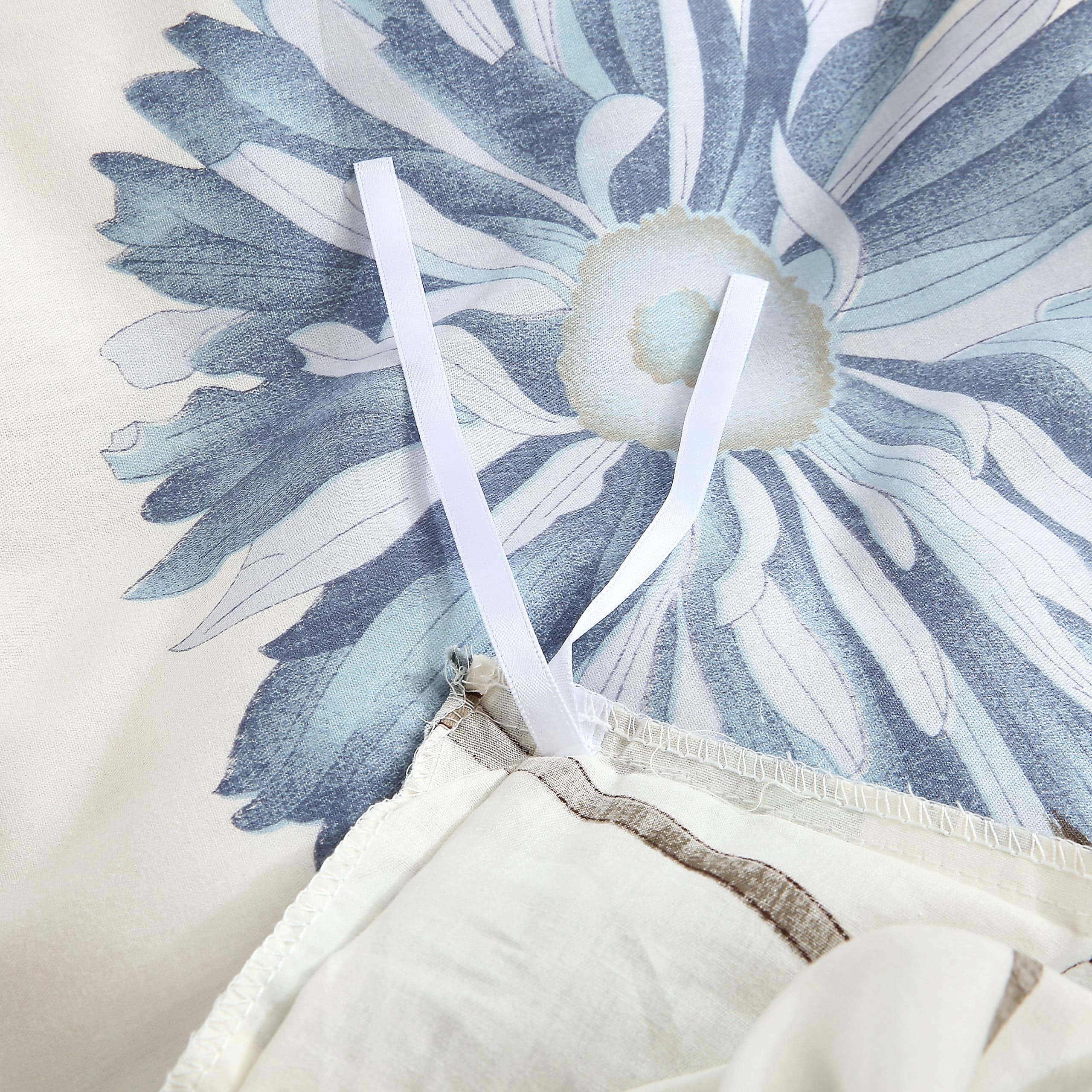 Set de Ropa de Cama 100% Algodón Reversible con Estampado - Imagen 6