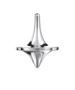 Trompo gira de Plata Sólida (99.999%) ForeverSpin - Trompos