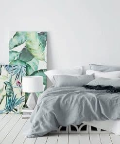 Set de Ropa de Cama de Algodón Lavado Chambray Eikei en