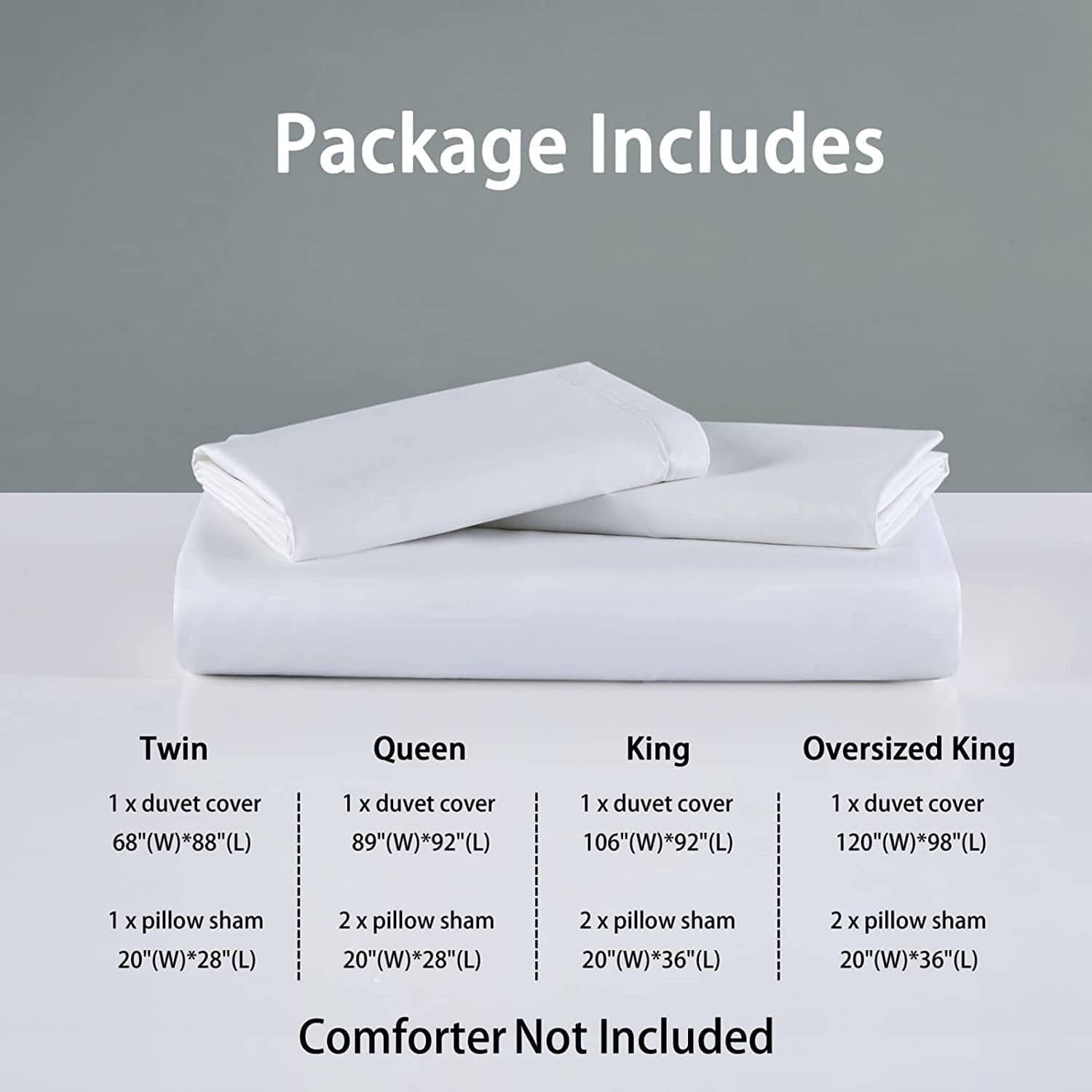 Set de Ropa de Cama de Algodón Lavado Chambray Eikei en - Imagen 4