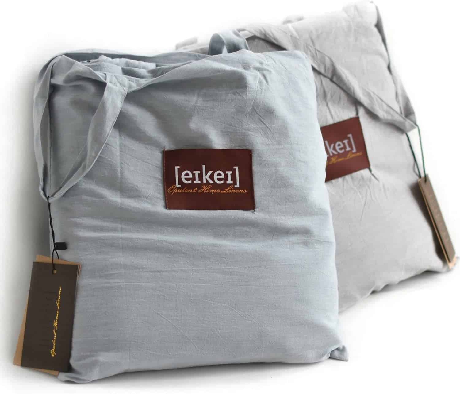 Set de Ropa de Cama de Algodón Lavado Chambray Eikei en - Imagen 5