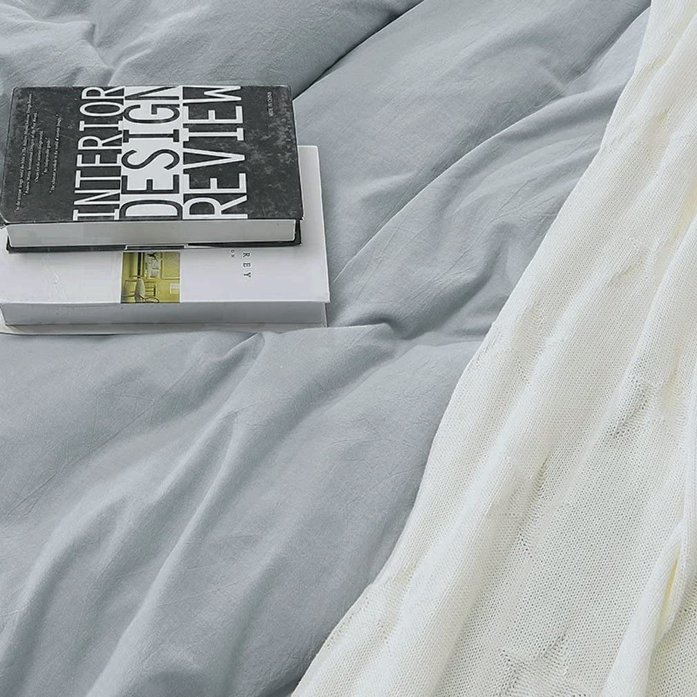 Set de Ropa de Cama de Algodón Lavado Chambray Eikei en - Imagen 6