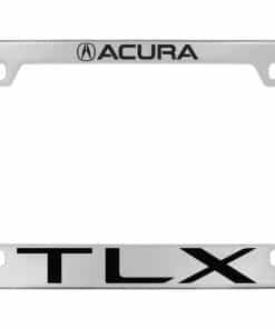 Portaplacas de auto Acura TLX de metal cromado con el