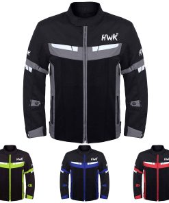 Chaqueta de moto de malla HWK Air para moto Jacket Biker CE