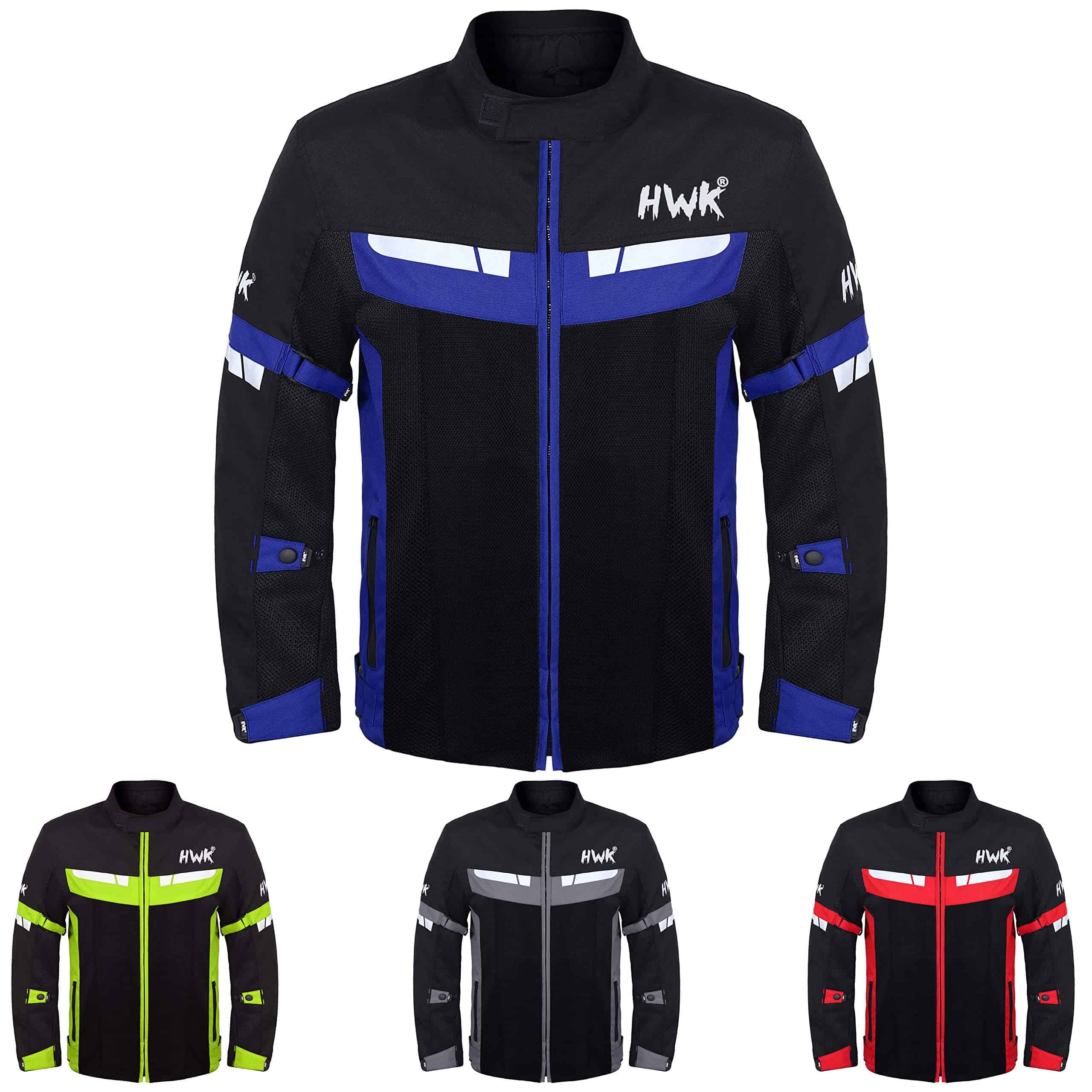Chaqueta de moto de malla HWK Riding Air Chaqueta de moto
