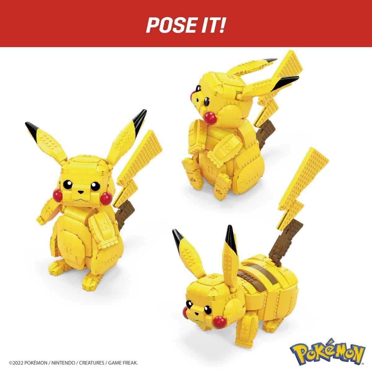 Set de Juguetes de Construcción MEGA Pokémón Jumbo Pikachu - Imagen 5