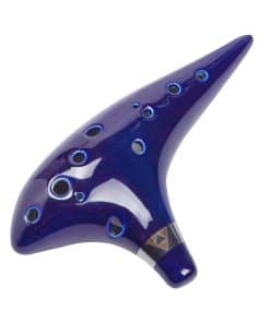 Ocarina 12 Agujeros en Forma Elegante Alto C (Azul Real)