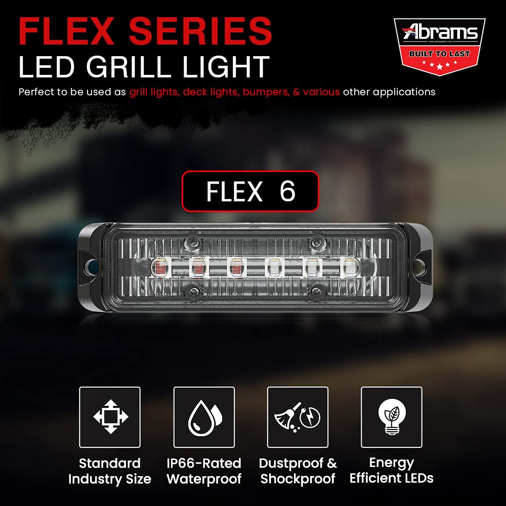 Abrams Flex Series (Verde/Verde) 18W - 6 Luz de parrilla - Imagen 3