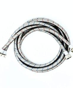 Conjunto de 2 Mangueras de Lavadora de Acero Inoxidable